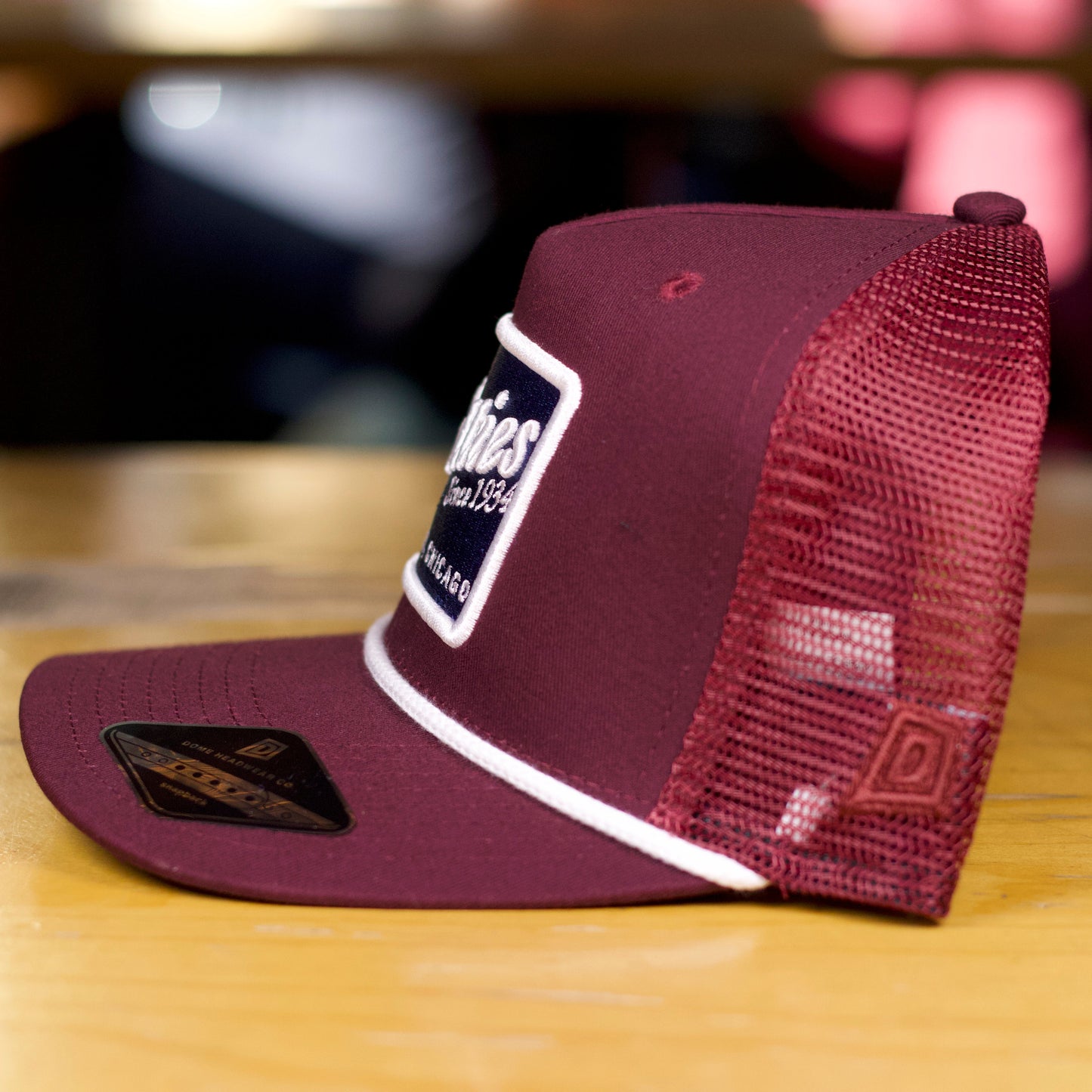 Burgundy Bandit Hat