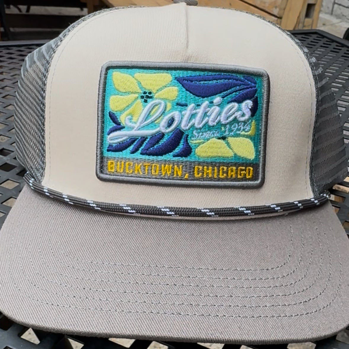 Bloomin' Bucktown Trucker Hat | Lotties Pub Iconic Bucktown, Chicago Cap | Limited Edition