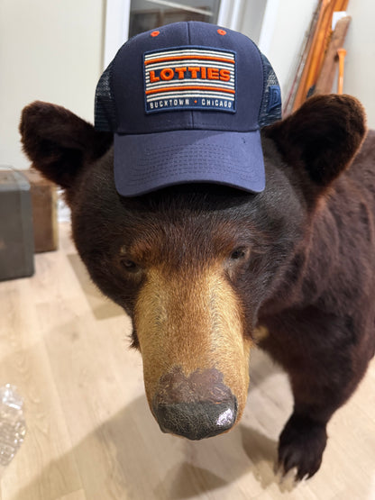 The Swerski | Navy & Orange Lottie's Bucktown, Chicago Hat
