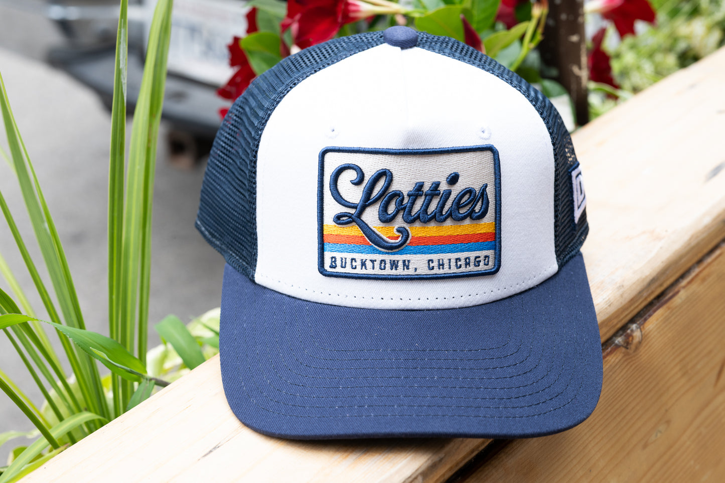 Lottie's Kids Hat - Navy Sunset Edition
