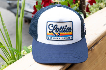 Lottie's Kids Hat - Navy Sunset Edition